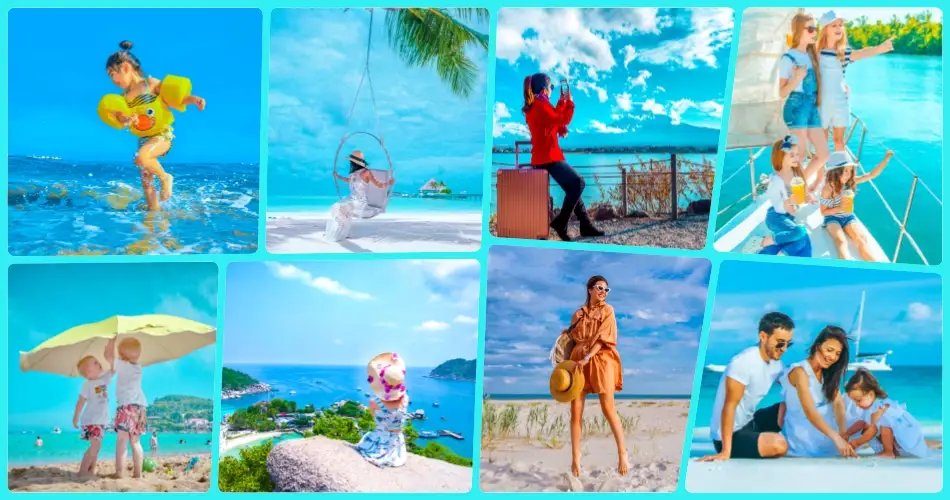 Aqua Blue Beach Preset