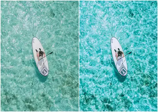 Aerial Sea And Boat
