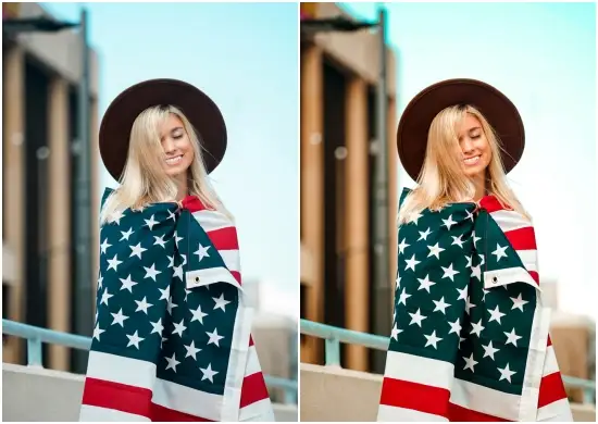 Preset Lightroom America Theme Tone