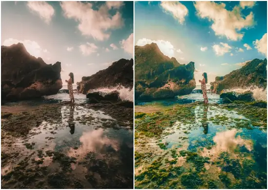 HDR Blue Beach Lightroom Preset