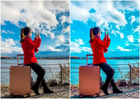 Download Travel Blue Tone Preset