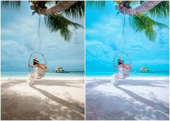 Travel Blue Preset Free Dng