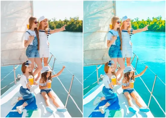 Download Aqua Blue Preset Dng