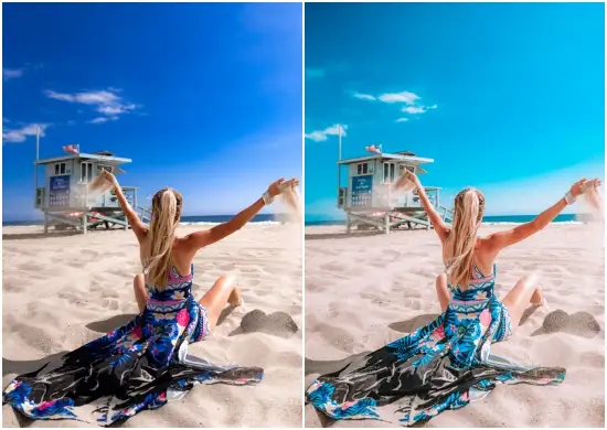 Download Preset Lightroom DNG Aqua And Brown