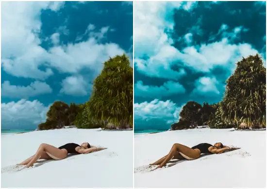 Aqua Brown DNG Presets