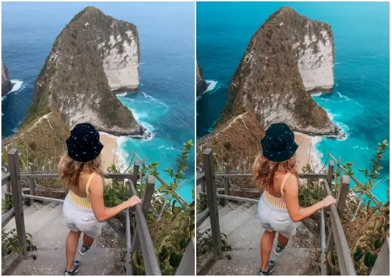 Bali Bluesea Matte Preset Lightroom