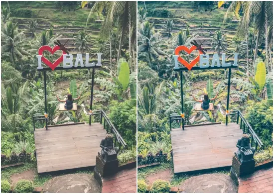 Preset Lightroom Tone Bali