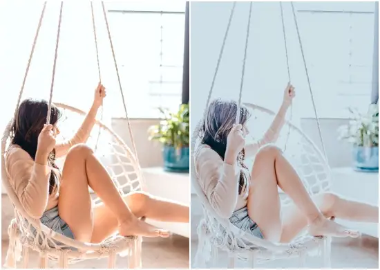 Soft calm tone lightroom preset