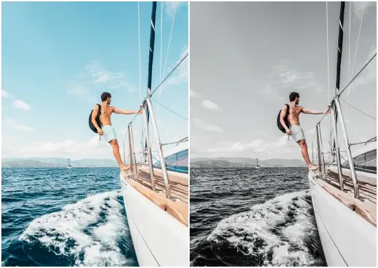 Black and White Lightroom Theme