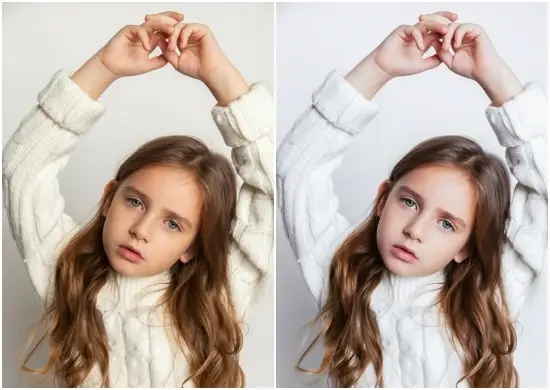 Lightroom preset for child and family