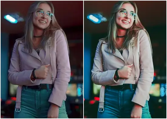 Download Cinematic Neon Free Preset