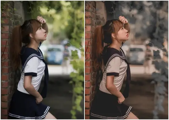 Preset for Lightroom included in the Cinematic