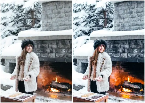 Fireplace Winter Holiday Preset