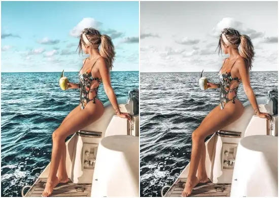 Cinematic Dark Tone Color Grading Lightroom Preset