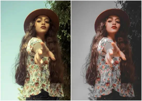 Dark Mood Orange Tone Preset