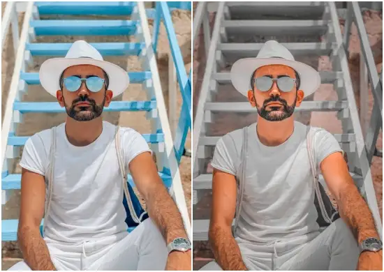 Ditte Orange And Silver Tone Lightroom Preset