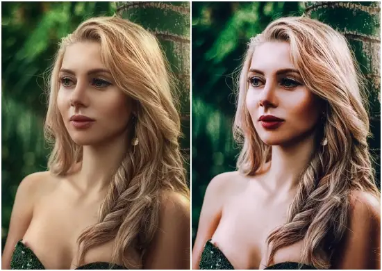 Dark Moody Green Lightroom Mobile Presets