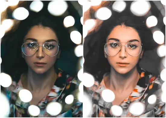 Glamor Portrait Colorful Preset