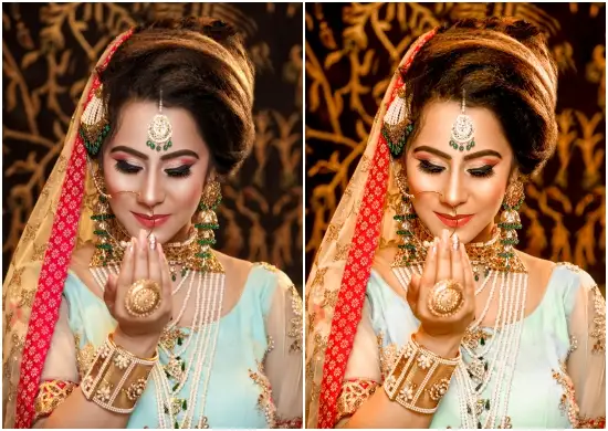 Holiday Mobile Lightroom Presets Gold Life