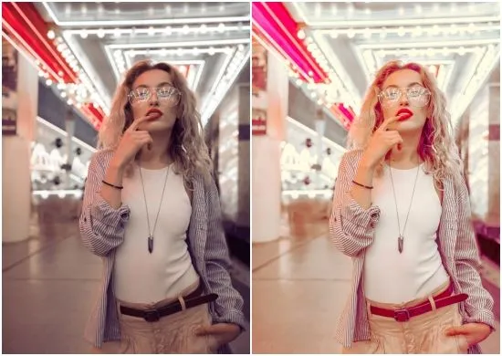 Dramatic Golden Effect