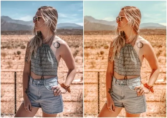 Instagram Profiles Golden Effect