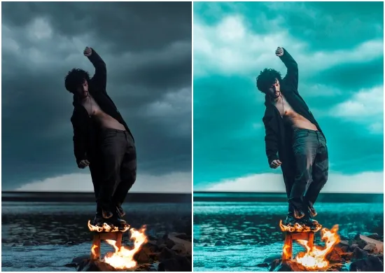 Moody Dark Green Filters