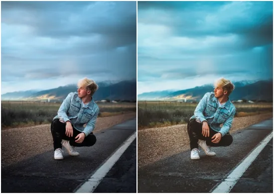 Dark Moody Green Lightroom