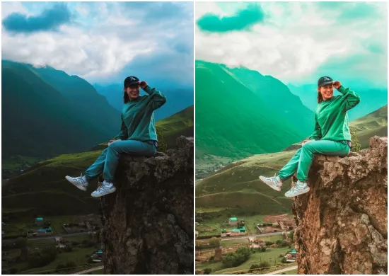 Moody Green Instagram Presets