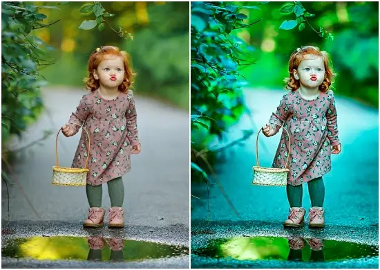 Portrait Green Tone Lightroom Preset Dng