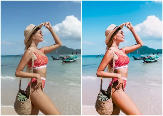 Blue Preset For Instagram