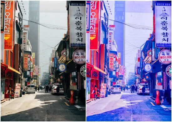 Street Korean Mobile Preset Dng File