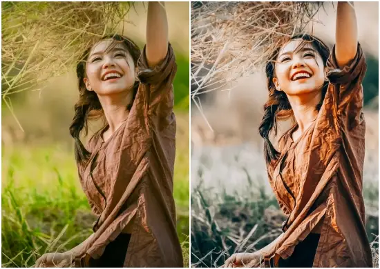 Get Free Minimalistic White Orange Tone Lightroom Preset