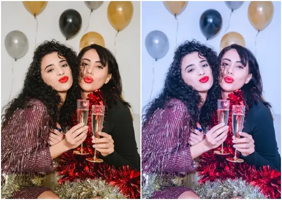 New Year Champagne Preset