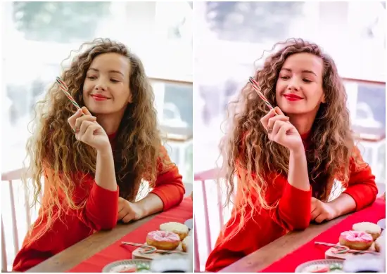 New Year Red Color Preset