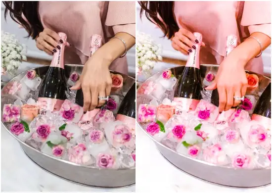 New Year Pink Champagne Preset