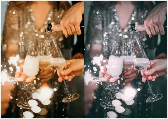 New Year Party Silver Preset