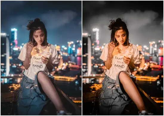 DNG Presets Lightroom Night Tone 