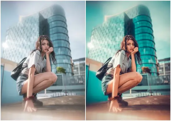 Cyan Tone Lightroom Preset