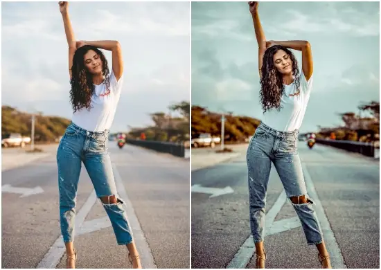 HDR Orange Tone Mobile Preset