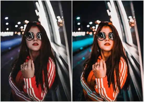 Free Orange and Teal Lightroom