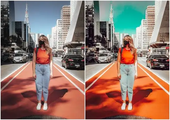 Oreange and Teal Lightroom Download