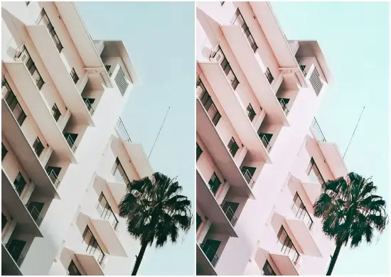 Free Download Pink tone Preset Lightroom