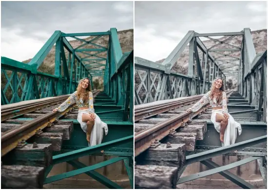 Powder Gray Filter LR Preset