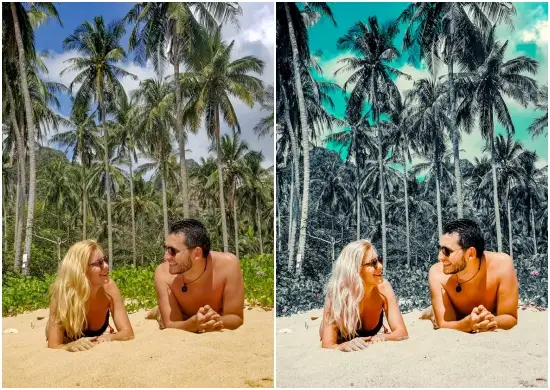 Blue Dark Tone Preset Dng