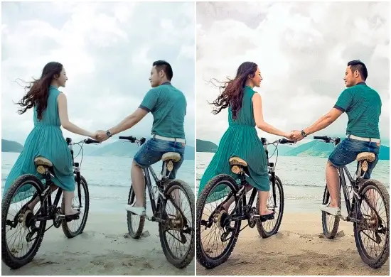 Couple Blue Tone Preset