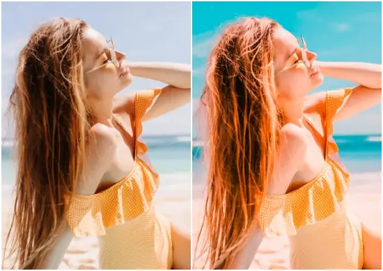 Preset Warm Tone Blogger Dng