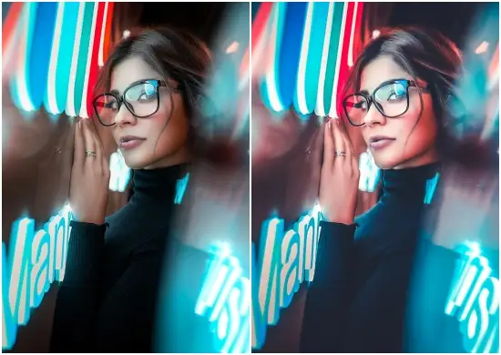 Download Free Neon Light Blogger Preset