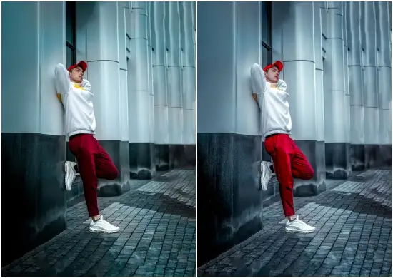 Red Tone Preset in Adobe Lightroom