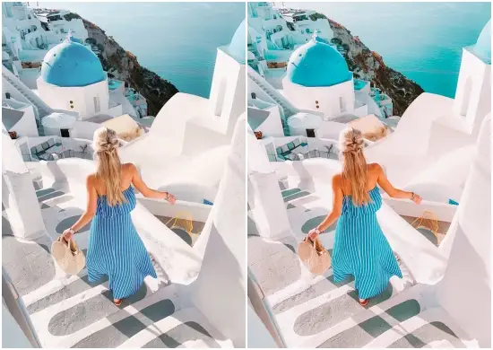  Santorini Blue Summer Presets