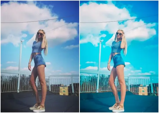 Santorini Preset Filter Instagram